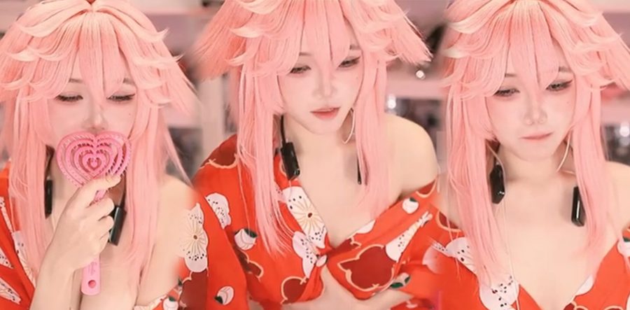 ST站极品女神nidexiaogou王者原神COS大秀！玩具狂震自慰喷水，性感身材全程诱惑高潮不断