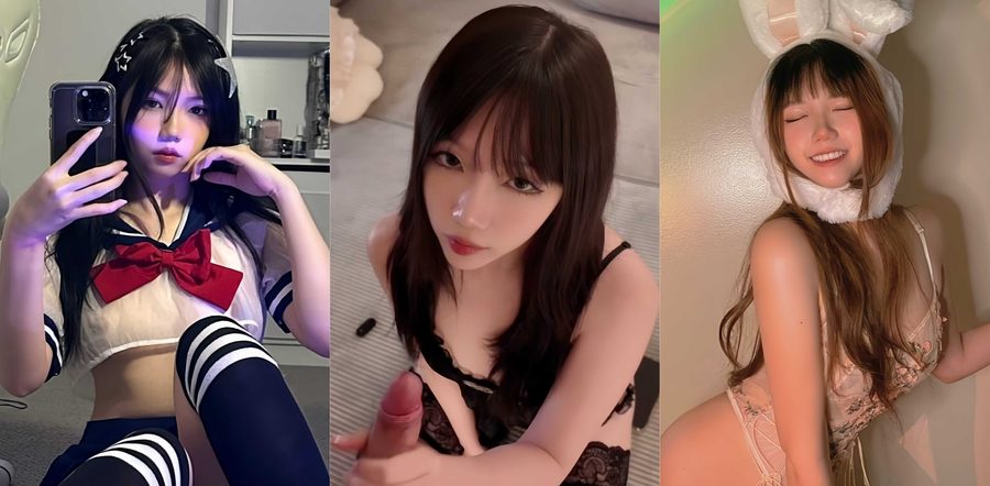 OnlyFans韩国甜妹aryminh黑丝诱惑！aryminh双腿大开被后入爆干 阿黑颜频出被颜射满脸！