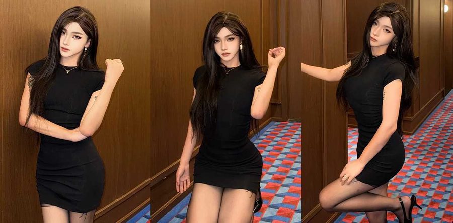 韩国极品TS LeeLeeLin魅惑女妖鸳鸯浴开战 浴缸床上被直男猛干到魅态横生腿软