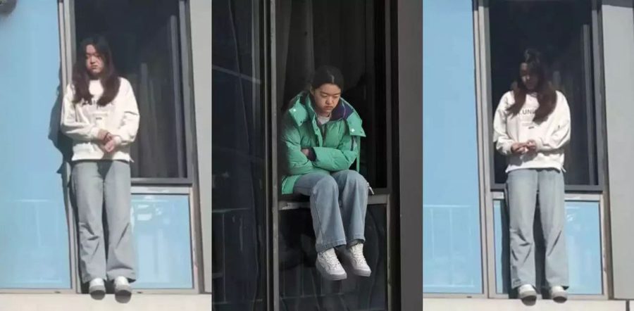 河北石家庄万象城C座绿衣少女跳楼事件！班主任不管不问 警察劝阻四小时后无果跳楼身亡