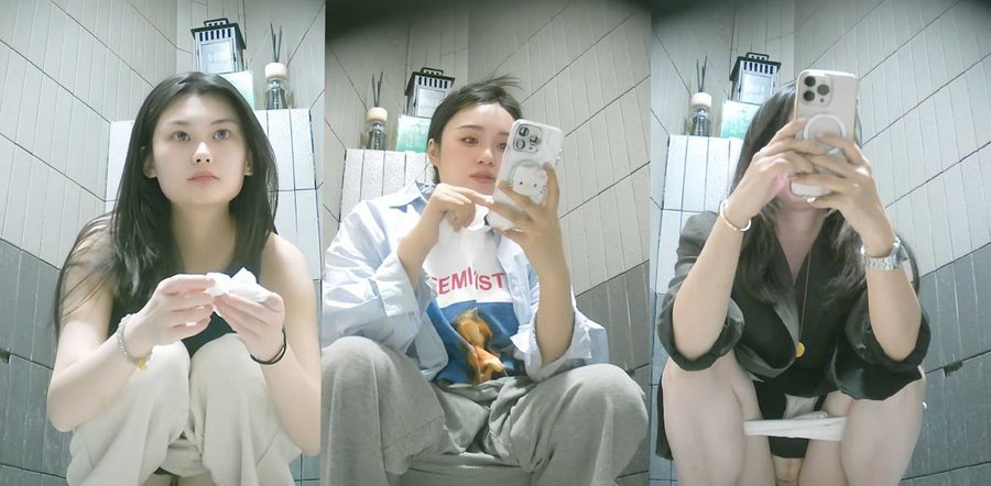 商场厕所偷窥狂欢！气质美女们毫无防备被双镜头偷拍如厕，私密花园全暴露高清特写！