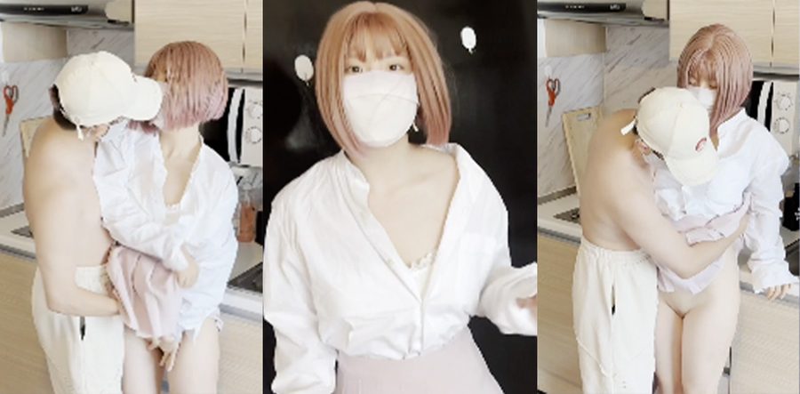 女邻居真空上门借酱油被看黄片上头的男人强上