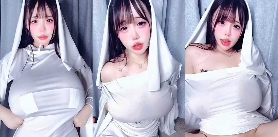 推特台湾博主 1014harurubb 11.10新作COS巨乳幽灵娘 大秀性感美穴玉足诱惑