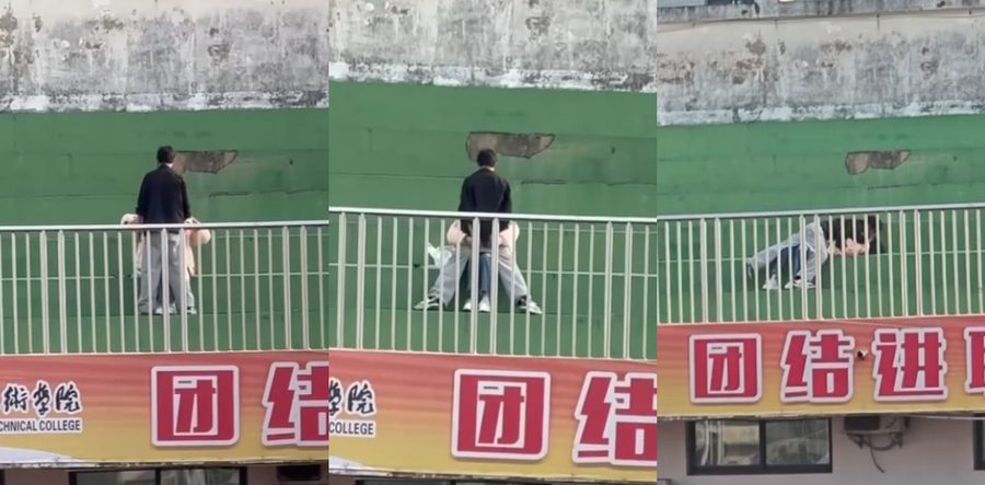 信阳职业技术学院学生操场不雅行为视频疯传 职高尺度神话瞬间引爆网络热议