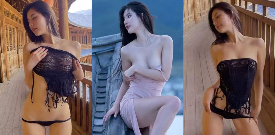 阿朱新作温泉旅馆休闲度假 美乳与秘密小花园在泡沫中若隐若现 展现完美身材