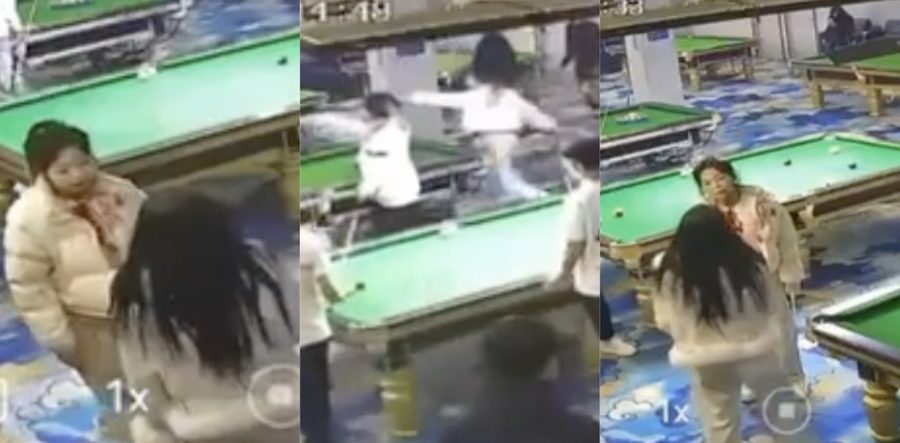 台球厅双刀姐妹花上演激情刀战二打一  辣妹血战到底现场完整版视频及后续曝光