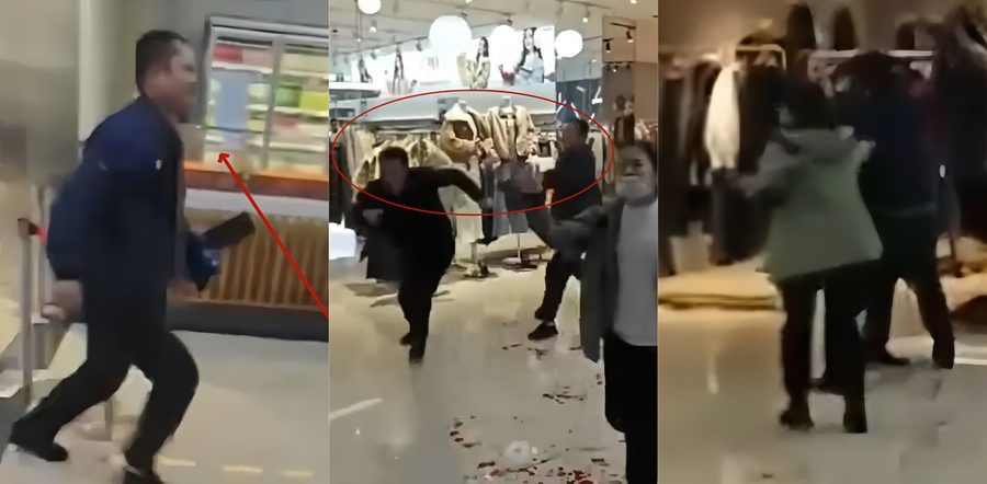 许昌胖东来持刀伤人事件 商场血腥追砍夫妻现场视频曝光 警方迅速介入逮捕37岁嫌犯