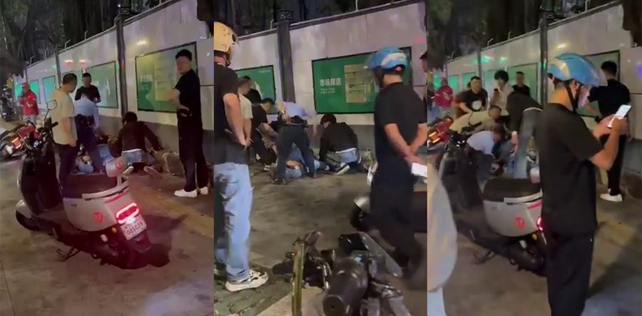 深圳龙岗血案太惊悚！京东快递员因恶意差评持刀连捅两学生，现场瞬间变修罗场！