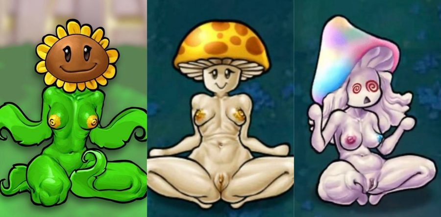 植物大战僵尸色情二创 向日葵巨乳豌豆骚穴樱桃 魔改裸体喷汁自慰 毁童年黄图表情包大集合