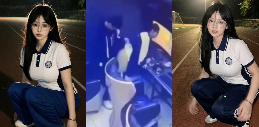 高中生网吧做爱泄密 网吧狗男女图刺激开不起房 电脑桌前翘臀拉裤直入几下提裤继续玩游戏