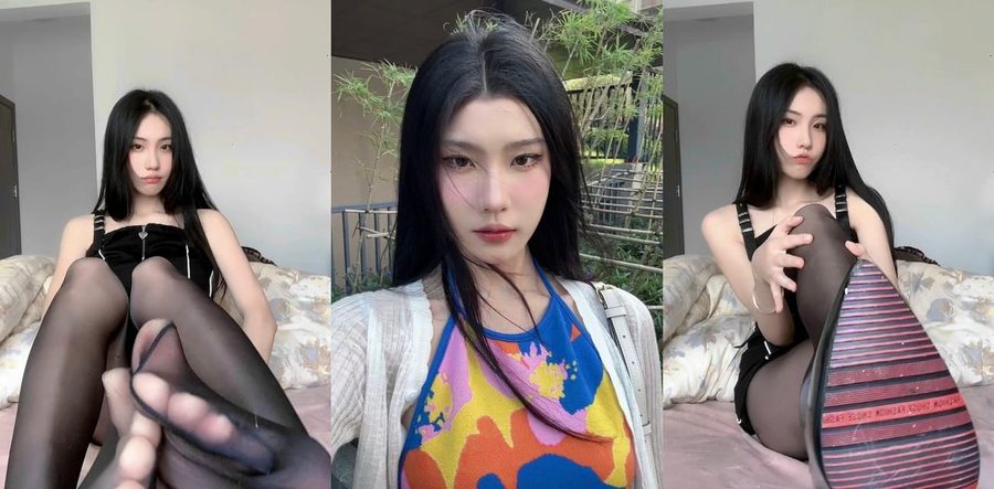 推特阿黑颜福利姬胆胆新作禁忌的母子，高颜值骚妈黑丝足交深喉被儿子当着同学面盯射高潮乱伦