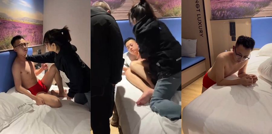 潍坊人民医院周小寒老公出轨酒店被抓包！用老婆手机号订房蠢到炸裂，小三当场社死，这操作真欠费啊？