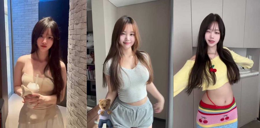 抖音极品巨乳网红 喝多了想兔 最新作品 各种低胸裙装 乳沟侧乳福利诱惑