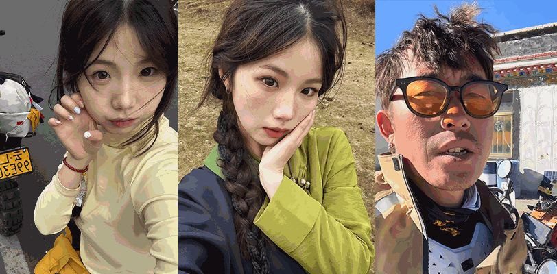 抖音网红木头叔叔为女友 白兰鸽的事 骑旅出钱出力却换来一脚踹门 怒曝其大量不雅视频